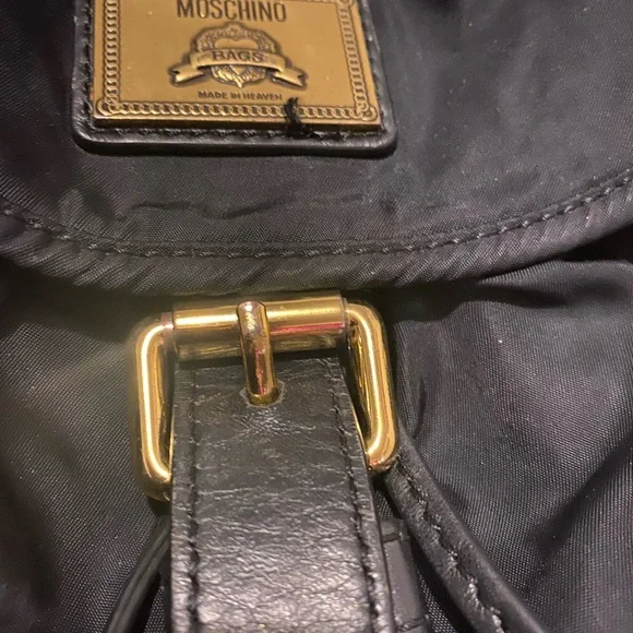 MOSCHiNO Black backpack ((MiLANO)) - Picture 5 of 11